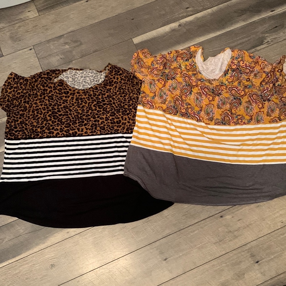 Terra & Sky Color block tops